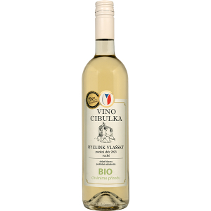 Ryzlink vlašský Pozdní sběr 2023 0,75l BIO Víno Cibulka