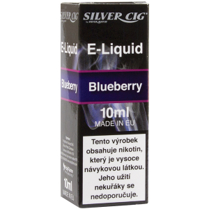 Liquid SilverCig 10ml Blueberry 6mg/ml