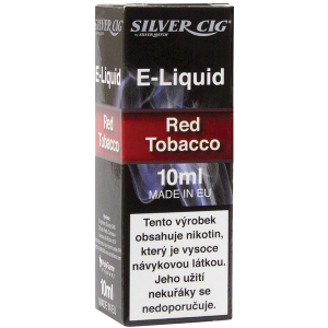 Liquid SilverCig 10ml Red Tobacco 18mg/ml