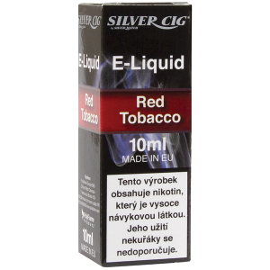 Liquid SilverCig 10ml Red Tobacco 6mg/ml
