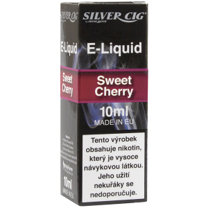 Liquid SilverCig 10ml Sweet Cherry 6mg/ml