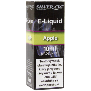 Liquid SilverCig 10ml Apple 12mg/ml