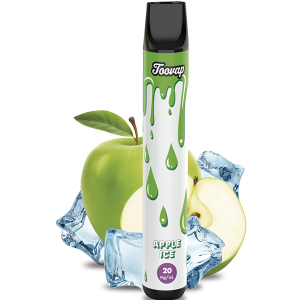 Elektronická cigareta jednorázová Toovap Apple Ice 20mg/ml