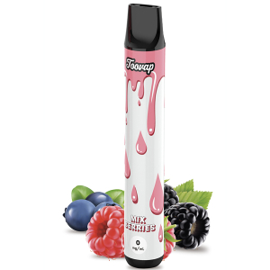 Elektronická cigareta jednorázová Toovap Mix Berry 0mg/ml