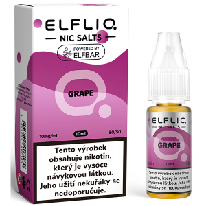 Liquid Elfliq Nic Salt 10ml Grape 20mg/ml
