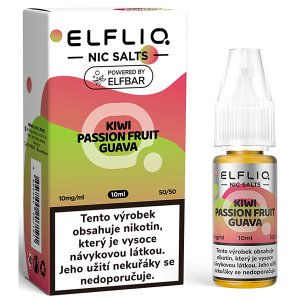 Liquid Elfliq Nic Salt 10ml Kiwi Passion Fruit Guava 20mg/ml