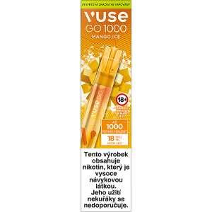 Elektronická cigareta jednorázová Vuse Go 1000 Pen Mango Ice 18mg/ml Q