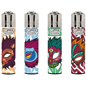 Zapalovač Clipper CP11RH Magic Masks