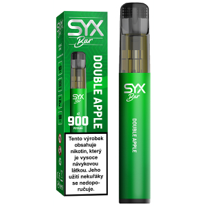 Elektronická cigareta jednorázová Syx Bar 900 Double Apple 16,5mg/ml