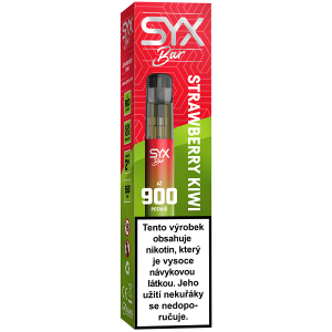 Elektronická cigareta jednorázová Syx Bar 900 Strawberry Kiwi 16,5mg/ml