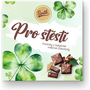 Smith pralinky z belgické mléčné čokolády Pro štěstí 75g