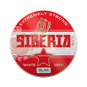 Siberia -80°C Degrees White Dry SLIM Chew Bags 13g Q