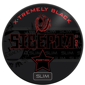 Siberia -80°C Degrees X-Tremely Black White Dry Chew Bags 20g Q
