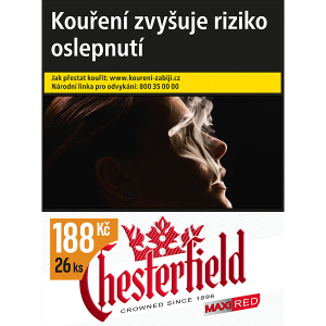 CHESTERFIELD RED (CROWN 3.0) KS BOM 26 188Kč R
