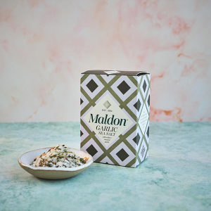 Maldon Garlic Sea Salt 100g Mořská sůl s česnekem