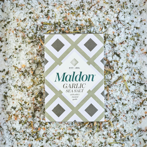 Maldon Garlic Sea Salt 100g Mořská sůl s česnekem