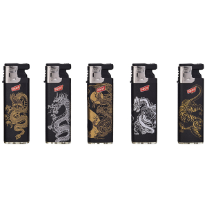 Zapalovač PROF Windproof 3Deffect Dragon & Tiger Slidecap