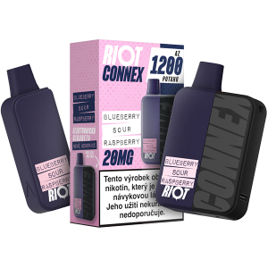 Elektronická cigareta Riot Connex+2xBlueberry Sour Raspberry Capsule 20mg/ml
