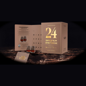 Rumový kalendář 2025 24x20ml 41% + 2x sklo GB