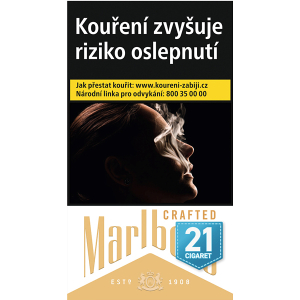 Marlboro Crafted Gold 100 Box 21 156Kč R