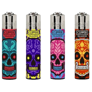 Zapalovač Clipper CP11RH Marked Skulls
