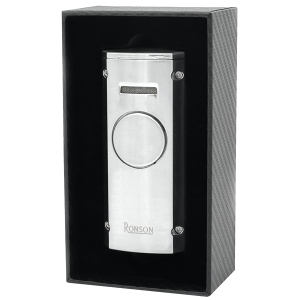 Zapalovač Ronson Volcano RGL110 Silver