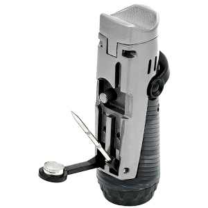 Zapalovač Ronson Bora RGL117 Silver/Black