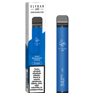 Elektronická cigareta jednorázová Elf Bar 600 Blue Razz Citrus 20mg/ml