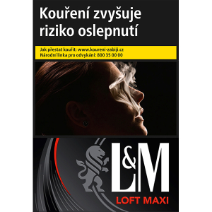 L&M Loft Maxi True Black KS BOH 38 SLI 280Kč U