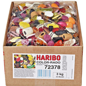 Haribo Color-Rado - Mix gumových a lékořicových bonbónů 3000g