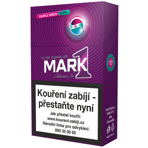Doutníky Mark Adams No.1 Filter Cigarillos 17ks Purple Green Click