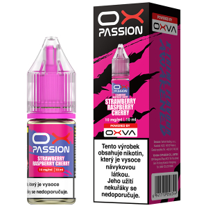 Liquid Oxva Ox Passion Salt 10ml Strawberry Raspberry Cherry 20mg/ml
