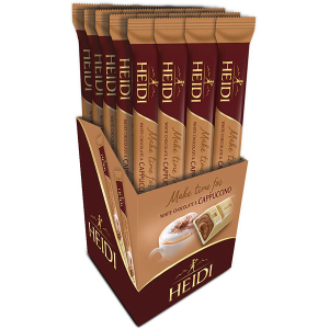 Heidi tyčinka z bílé čokolády 37g Capuccino