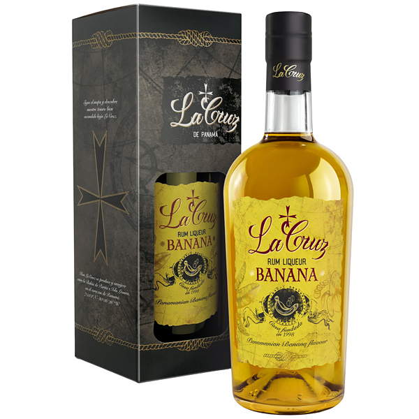 La Cruz Banana 0,7l 34% (karton)