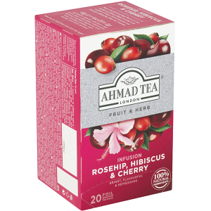Čaj Ahmad Tea Rosehip Cherry 20 sáčků