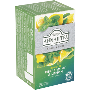 Čaj Ahmad Tea Peppermint Lemon 20 sáčků