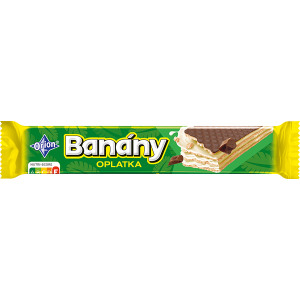 Banány oplatka s mléčnou polevou 42g