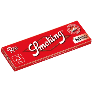Papírky Smoking Red Krátké 50ks