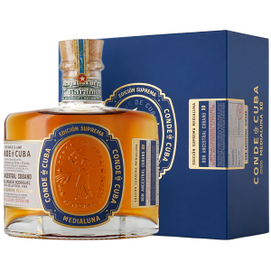 Ron Conde de Cuba Medialuna 0,7l 40% (karton)