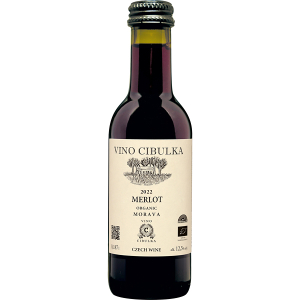 Merlot Pozdní sběr 0,187l Víno Cibulka