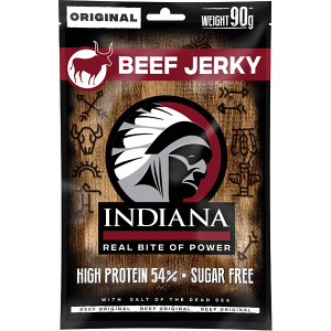 Indiana Jerky Beef Original 90g - sušené hovězí maso