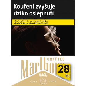 Marlboro Crafted Gold KS BOM 28 221Kč U