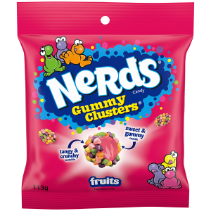 Nerds Clusters Fruits 113g