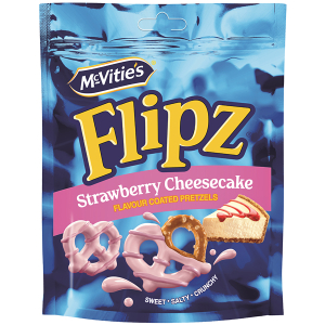 Flipz Strawberry Cheesecake 70g McVities
