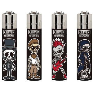 Zapalovač Clipper CP11RH Skull Parade