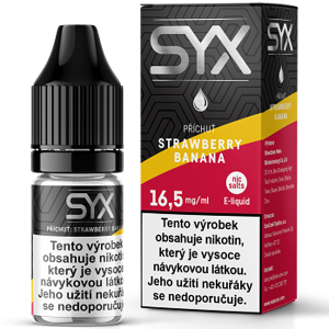 Liquid Syx Nic Salt 10ml Strawberry Banana 16,5mg/ml