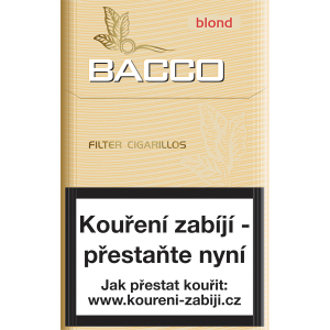 Doutníky Bacco Blond Cigarillos Filtr 17ks