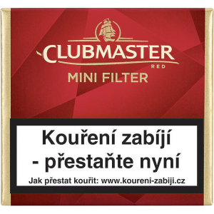 Doutníky Clubmaster Mini Red Filter 20ks