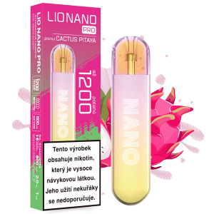 Elektronická cigareta jednorázová Lio Nano PRO Cactus Pitaya 16mg/ml