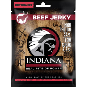Sušené maso Jerky hovězí Hot&Sweet 25g